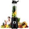 5 Core 20 oz Countertop Blender Electric 160W 600ml for Shakes and Smoothies Powerful Kitchen top Personal Food Processor with Portable Sports Bottle