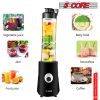 5 Core 20 oz Countertop Blender Electric 160W 600ml for Shakes and Smoothies Powerful Kitchen top Personal Food Processor with Portable Sports Bottle