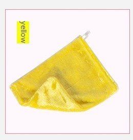 Kitchen Cleaning Towel Lazy Rag Wood Fiber Cloth Bright Silk Rag (Option: Yellow-High Wool 23x26cm)