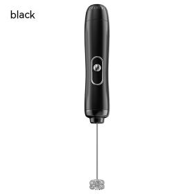 Wireless Handheld Cream Mixer And Egg Beater (Option: Black-Battery Version Single Gear)