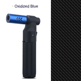 Welding Gun Windproof Direct Punch Personalized Spray Gun Lighter Multifunctional (Option: Anodized Blue-141x80x30MM)