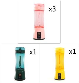 Portable Blender Portable Fruit Electric Juicing Cup Kitchen Gadgets (Option: Set14-USB)