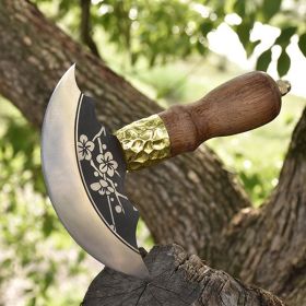 Hand-forged Leather Knife Longquan Household (Option: Hanmei Leather Knife)