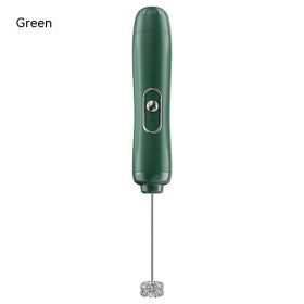 Wireless Handheld Cream Mixer And Egg Beater (Option: Green-Battery Version Single Gear)