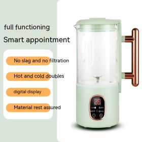 Broken Wall Soybean Milk Machine Household Small Mini Multi-function Full Heating Automatic Cleaning (Option: Fresh Green-Suit-National standard three plug)