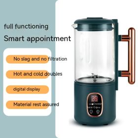 Broken Wall Soybean Milk Machine Household Small Mini Multi-function Full Heating Automatic Cleaning (Option: Graphite Green-Suit-National standard three plug)