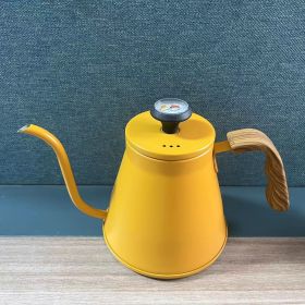 12L Hand Made Coffee Maker 304 Stainless Steel (Option: Dark Yellow-1200ML)