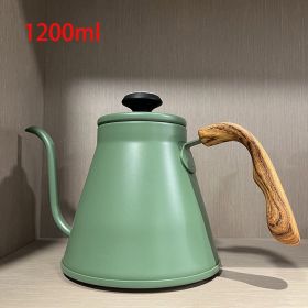 12L Hand Made Coffee Maker 304 Stainless Steel (Option: Green-1200ML)