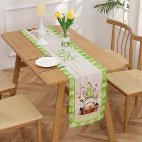 Easter Decorations Printed Table Flags (Option: C Style-33x180cm)