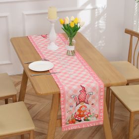 Easter Decorations Printed Table Flags (Option: B Style-33x180cm)